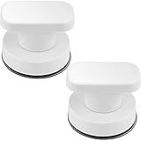 DDSKY 2-Pack Strong Suction Cup Drawer Glass Mirror Wall Tile Handles Toilet Bathroom Door Pulls Glass Door Pull Adsorbent Handle and Knobs