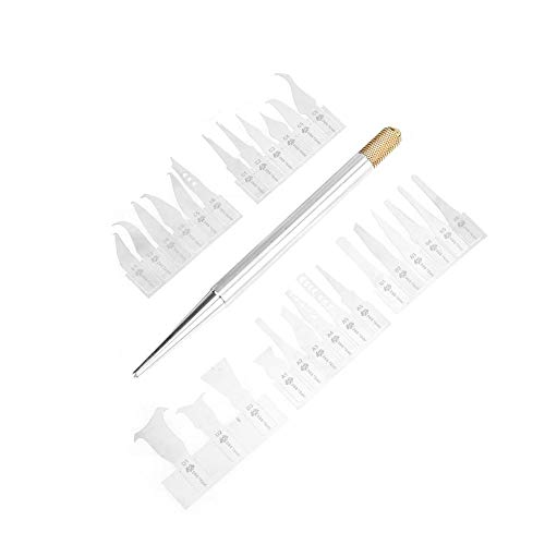 BGA Chip CPU Demolition Repair Thin Air Blade Kit de herramientas de mantenimiento móvil 27 cuchillas y 1 mango