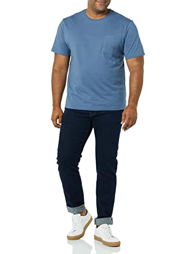Image of Amazon Essentials Men's Short-Sleeve Crewneck Pocket T-Shirts, Pack of 2