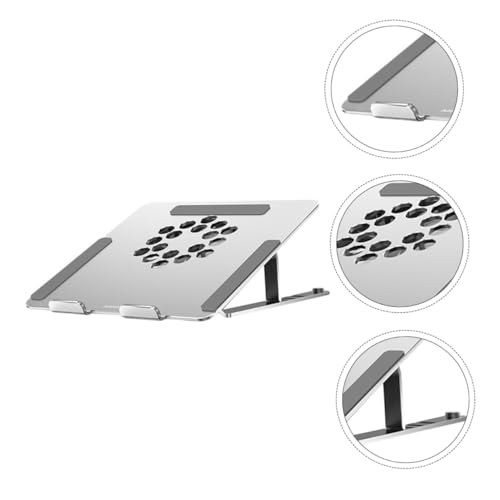 Base de refrigeración ajustable para laptop de aluminio con ventiladores USB miniatura 7