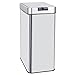 KITCHEN MOVE Silverlake Cubo de Basura de Cocina automático de 60 l, Acero Inoxidable, Metal Aluminio, Plateado