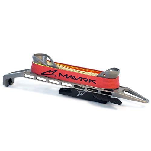 Mavrk Fly Fishing Stinger M1 Manual Fly Fishing Reel Lightweight CNC Machined Aluminum Anodized Grey Finish with Tracer 62 Euro-Nymph Line Leader Made in USA