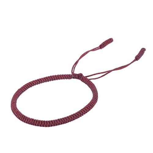 Bracelet tissé ajustable résistant à l'eau pour peau sensible en corde