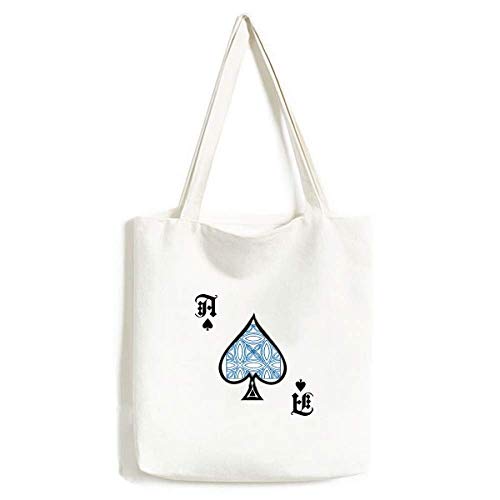 Sac à main Talavera bleu à motif poker bêche lavable