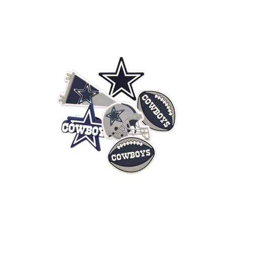 BGCYGG Design for Cowboys Shoe Charms Multi Pack for Unisex-Adult Teens DIY Decoration (N.Z-Hh)