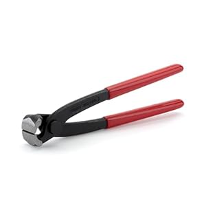 Bates- Nail Puller, Red, 8-Inch, Nail Remover Tool, Cutting Pliers, Carpenter Tools, Staple Puller, Nail Puller Tool, End Cutting Pliers, Nail Pliers, Nail Pulling, Nail Puller Pliers, Nippers Tool