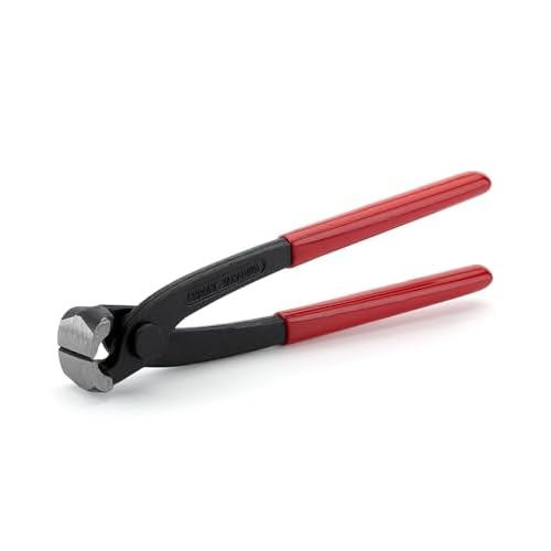 Bates- Nail Puller, Red, 8-Inch, Nail Remover Tool, Cutting Pliers, Carpenter Tools, Staple Puller, Nail Puller Tool, End Cutting Pliers, Nail Pliers, Nail Pulling, Nail Puller Pliers, Nippers Tool