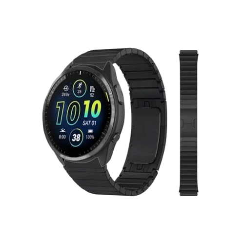 22mmXeXX`[XgbvAɓKGarmin Forerunner 965/955/265/255 Music/745/Venu 3ɓK(Black,For Garmin Foreruner 255 Music)