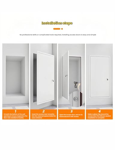 Bâche d'inspection pour mur 50x70 cm gaine technique plomberie CVC