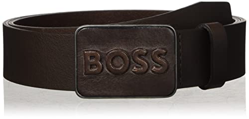 BOSS Sem Sz35_Bot, Cintura Uomo, Marrone Scuro