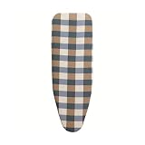 Bügelbrettbezug Bügeltischbezug mit Kordelzug, Bügelbezug aus Baumwolle, Ersatz-Bügeltischbezug Mit Elastischem Gummizug Für Bügelflächen bis max.120 x 38 cm Dampfbügelstation/Dampfbügeleisen (C)