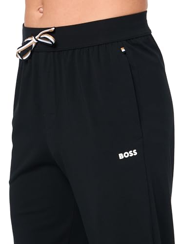 BOSS mens Soft Cotton Cuffed Lounge Pants3