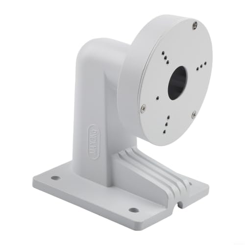 Image of White Aluminum Alloy Wall Mount Bracket For Ds-1272zj-110-trs Compatible With Ds-2ce56f7t-itm And Ds-2ce56d7t-it3 Dome Camera Stand Holder Heavy Duty Steel Design