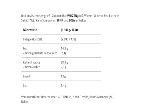 Pane Guttiau mit Olivenöl, traditionelles dünnes knuspriges Fladen-Brot aus Sardinien, 250g, Guttiau
