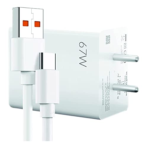 Image of Original 67W Mi Sonic Charge Combo |Mi /Xiaomi /Redmi Charger|Superfast 6A Type C Included| Laptops, Tablets & Mobile Charger|(Adapter + USB to Type C Cable)