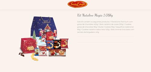 Cesta de Natal - Kit Natalino Magia 1,08 Kg