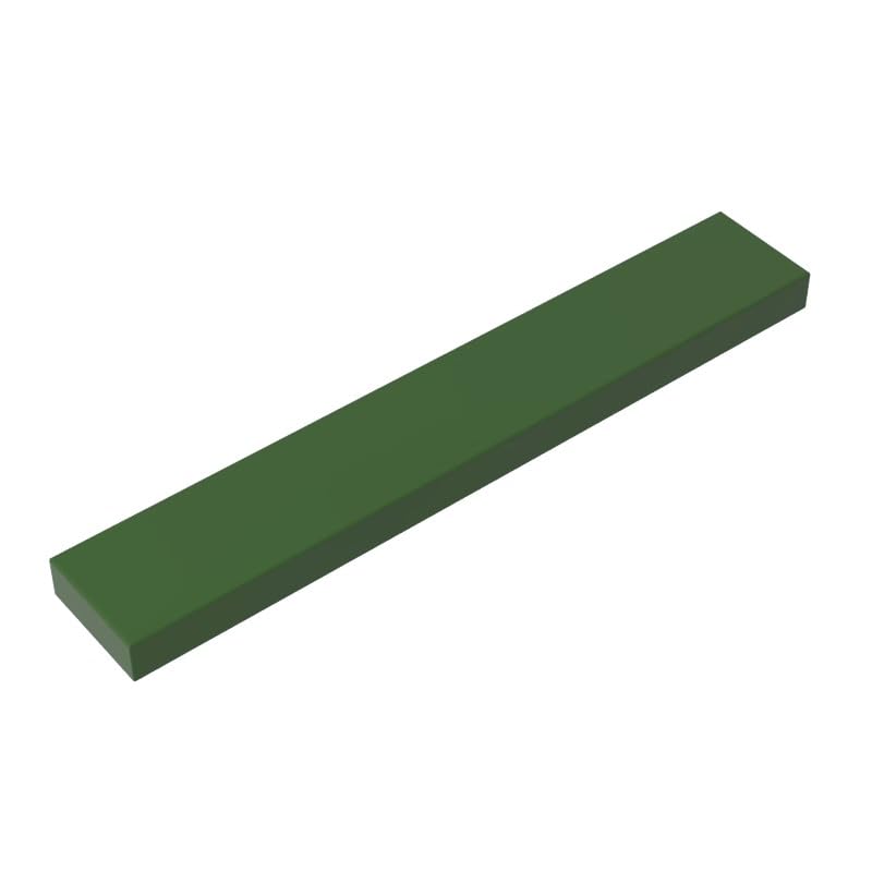 Gobricks 6636 Foundation Plate Tile 1x6 with Groove 50 Pieces GDS-564 Compatible with Lego Building Blocks Color:Tarmac — image 1
