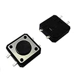 表面実装用タクトスイッチ 12mm×12mmスイッチ 全高4.3mm 10個入 ＜1sw-042＞