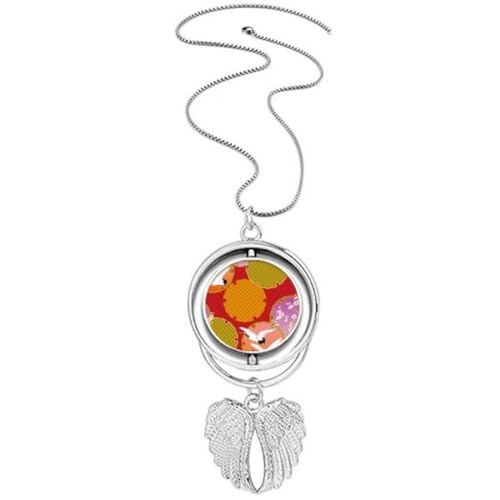 Collier grue style japonais ailes d'ange rotatives, le cadeau d'anniversaire idéal pour femme