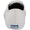 Keds Keds Champion Leather Lace Up, Sneaker Womens, White Leather, 8.5 Medium