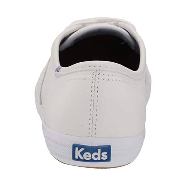 Keds Keds Champion Leather Lace Up, Sneaker Womens, White Leather, 8.5 Medium