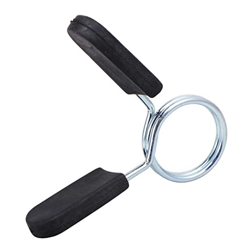 Amosfun 10 Pcs Coleira De Exercício Haltere Braçadeiras De Barra De Peso Colarinho De Mola Barra De