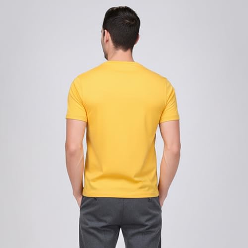 Image of AMUL COMFY Men's Cotton Plain Round Neck Half Sleeve Casual T-Shirts