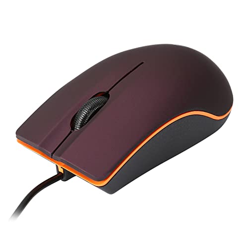 Ratones para juegos coloridos USB 3D portátil con cable óptico 1200 DPI 3 botones para ordenador portátil