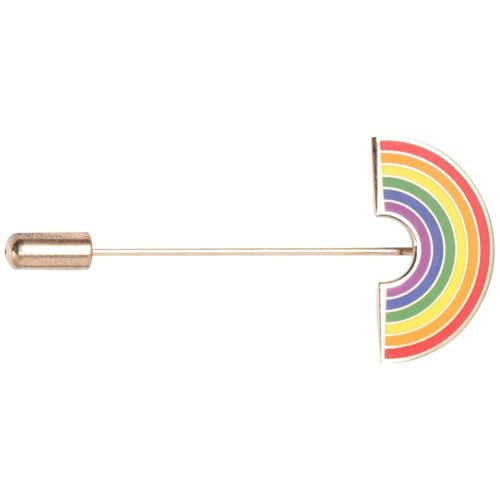 Broche de tira de arcoíris gay delicado Alipis insignia de regalo