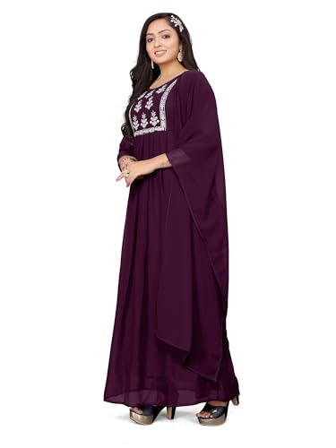 Image of Women's Georgette Fabric Kurti with Dupatta for Any Occassion | Kurti Set for Women