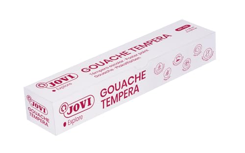 JOVI 50321 Pack Temperafarben 5, 35 ml, cyan