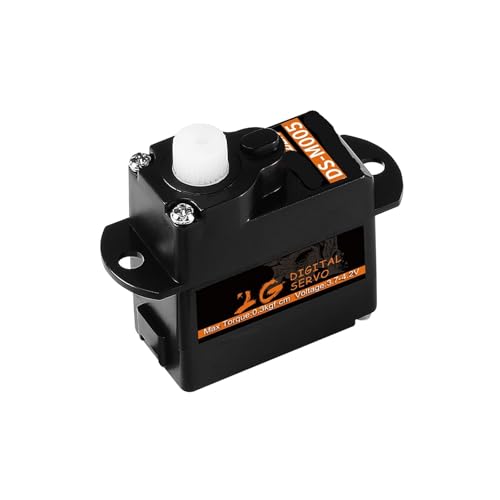 Servo digital de 2g de alta respuesta y control de dirección ultra ligero