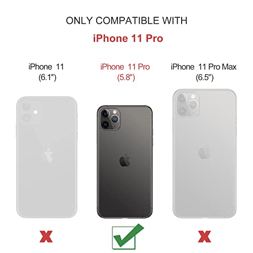Defencase Leather Wallet Case for iPhone 11 Pro #TOP13