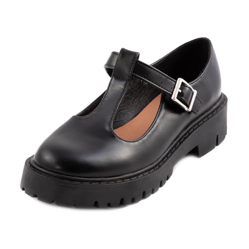 Chaussures Mary Jane Toocool basse à semelle épaisse mocassins 2721-1 pour femme
