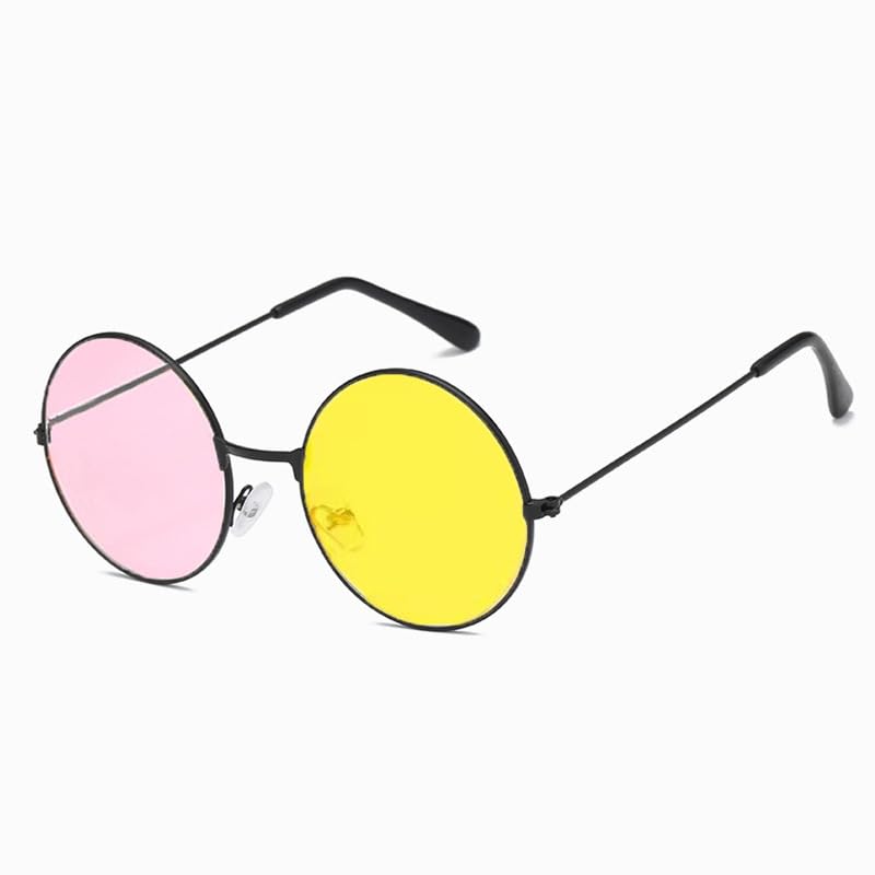 MelangCos Spamton Glasses Neo Cosplay Pink&Yellow Sunglasses Halloween Costume Props (Glasses One Size)