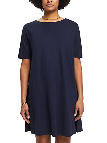 ESPRIT Damen 033ee1e318 Kleid, 400/Navy, M
