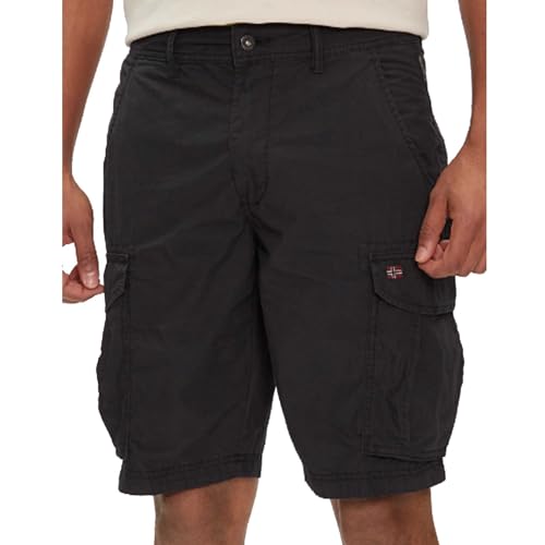 Napapijri pour des Hommes Short Cargo NOTO 2.0, Noir, 36W