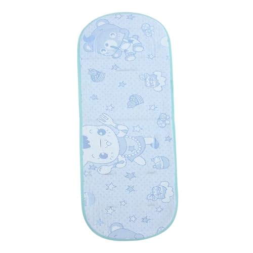 LOORGVEL ベビー用冷却マット アイスシルククールクッション 通気性夏用クールマット ベビーシート用薄型パッド 軽量携帯 涼感冷却 ベビーカー適用 夏シーン向け