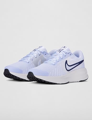 Nike Nike Women's Run Defy Road Running Shoes, Ghost/Midnight Navy-Summit White, 9
