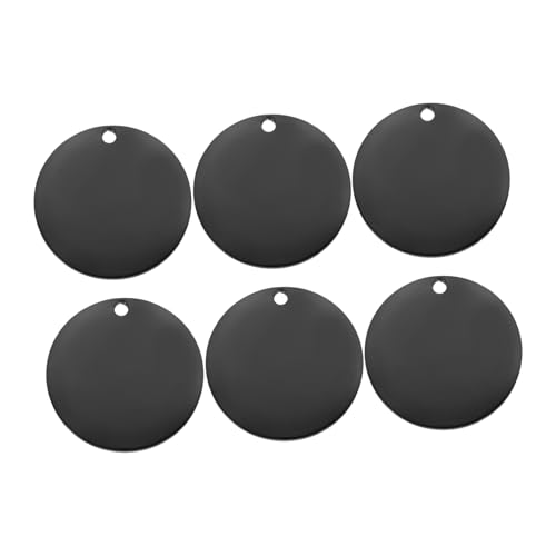 Veemoon DIY Engraved Dog Tag Pet Id Tag Name Phone Round Stainless Steel Pet for Dogs Cats