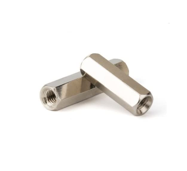 M4x10 mm Female-Female Brass Hex Threaded Pillar Standoff Spacer - Pack of 2-picture-10