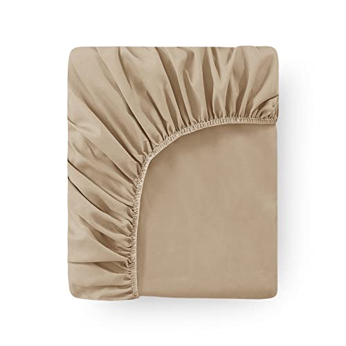 Forcheer Camel Waterproof Mattress Protector Twin Calking Mattress Cover Fitted Sheet Bed With Elastic Band(Twin,Camel) #TOP21