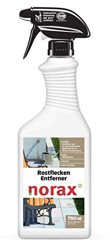 norax Rostflecken Entferner 750 ml - Wirksam auf allen Stein- und Kunststeinoberflächen Cover