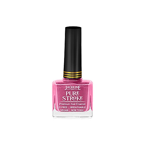 Jaquline USA Pure Stroke Nail Enamel 10ml: Sinless| Chip Resistant | Luminous Finish | Breathable | Vegan Friendly | Flawless Application | Quick-Drying | Non-Toxic | Ethanol-Free For Rs. 55 @ 72 %