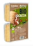 Schnitzer Bio Focaccia sin Gluten, Panecillos Orgánicos, 220 g, 2 Unidades. Pack de 2