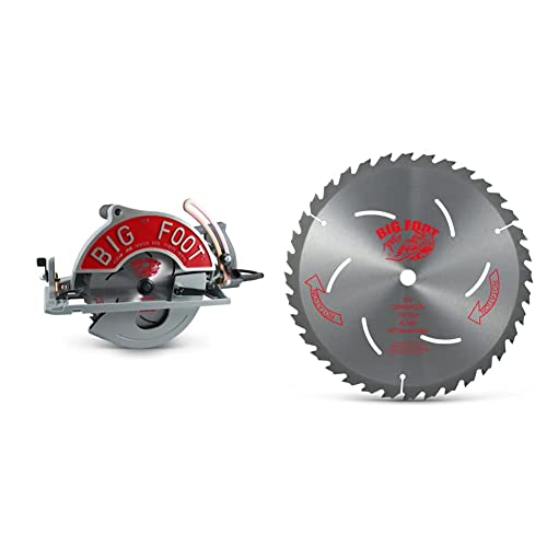 Big Foot Tools Sc-1025Su Bf-Ug 10-1/4-Inch Wormdrive Magnesium Circular Saw W/Skil Motor & 10-1/4" 36 Tooth Carbide Tip Blade (Bl-102536T) #TOP20