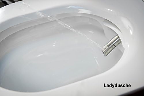 BERNSTEIN Pack WC japonais Blanc Basic 1102 - Chasse Vortex 180° et Abattant LED - SanitairesSuspends.com