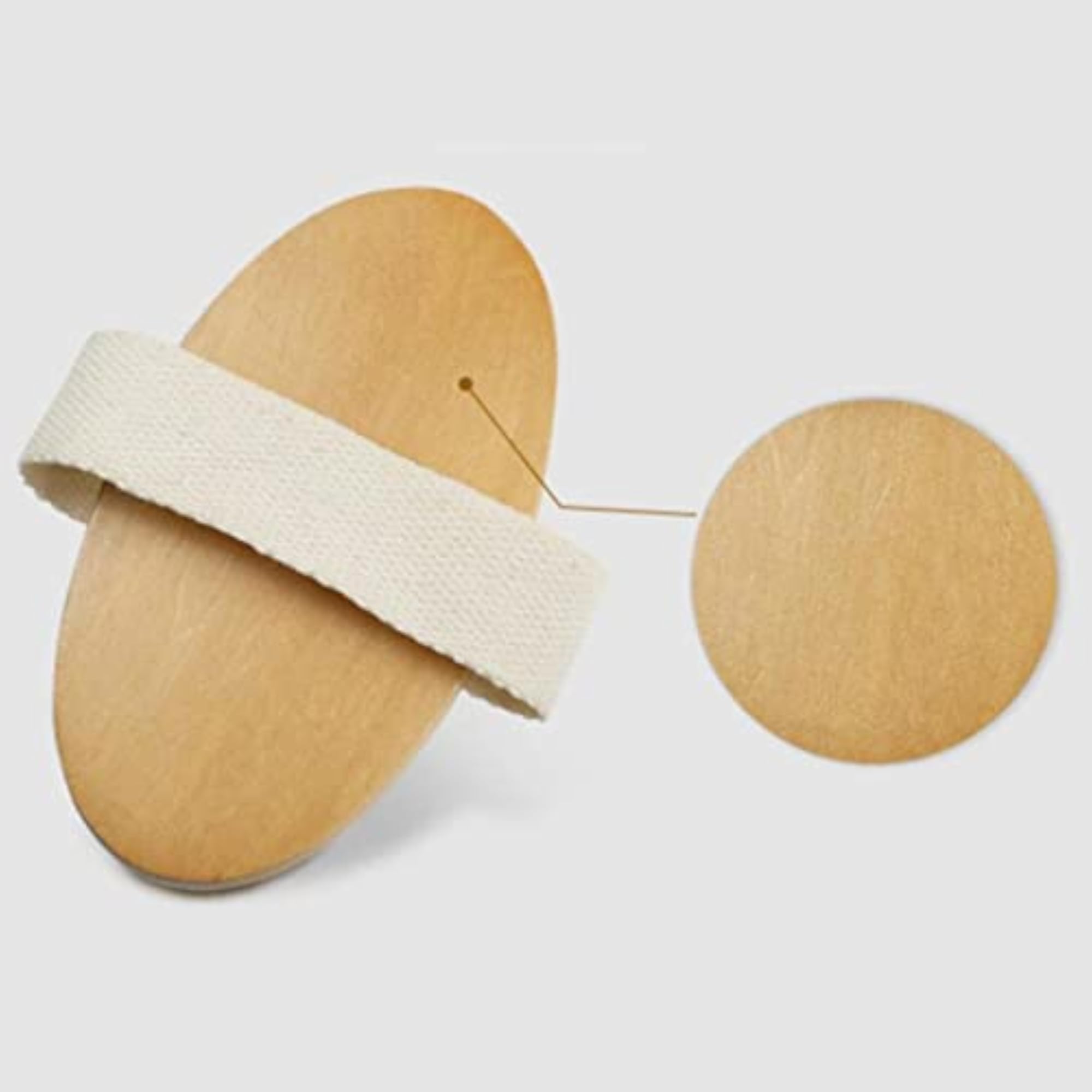 Natural Bristle Bath Brush, 4X Skin Exfoliation