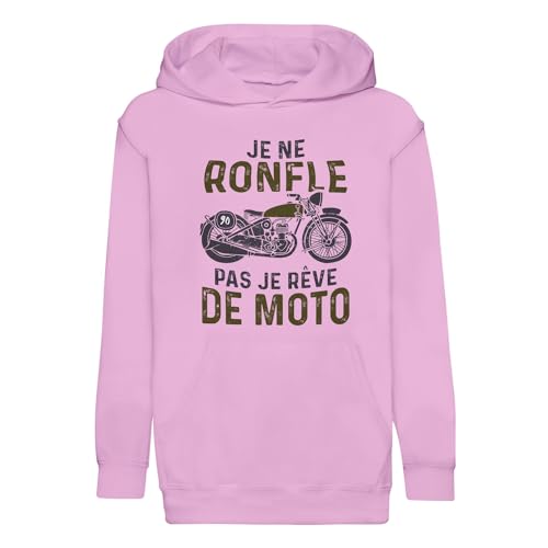 Hoodie enfant moto pour le quotidien à l'école ou en balade