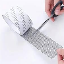 GENERIC Grey Window Screen Repair Tape, Screen Repair Kit for Windows or Doors, Strong Adhesive Screen Patch Repair Kit Fiberglass Screen Tape Mesh Repair